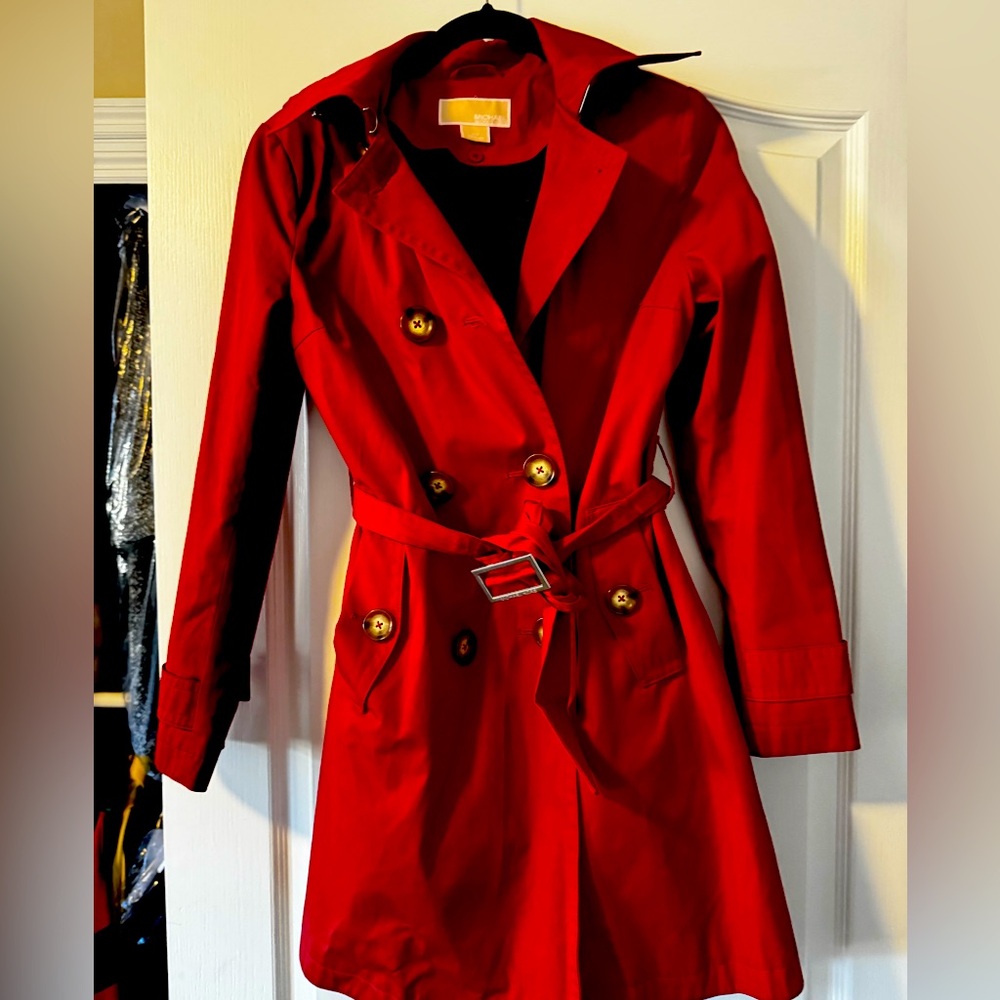 Michael kors trench coat removable liner